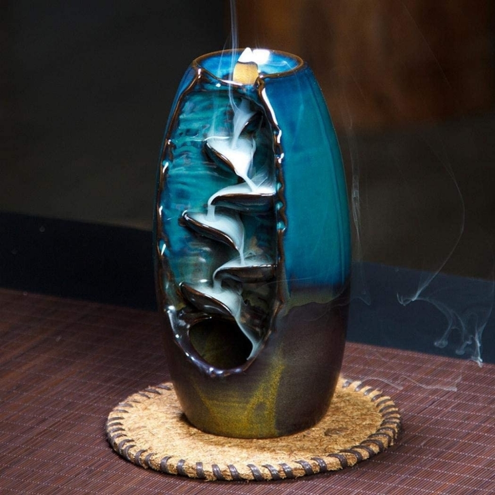 Ceramic Waterfall Backflow Incense Burner
